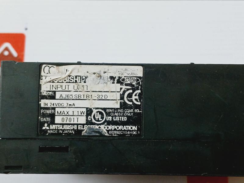 Mitsubishi Electric Melsec Aj65Sbtb1-32D Plc Cc-link Compact Input Module