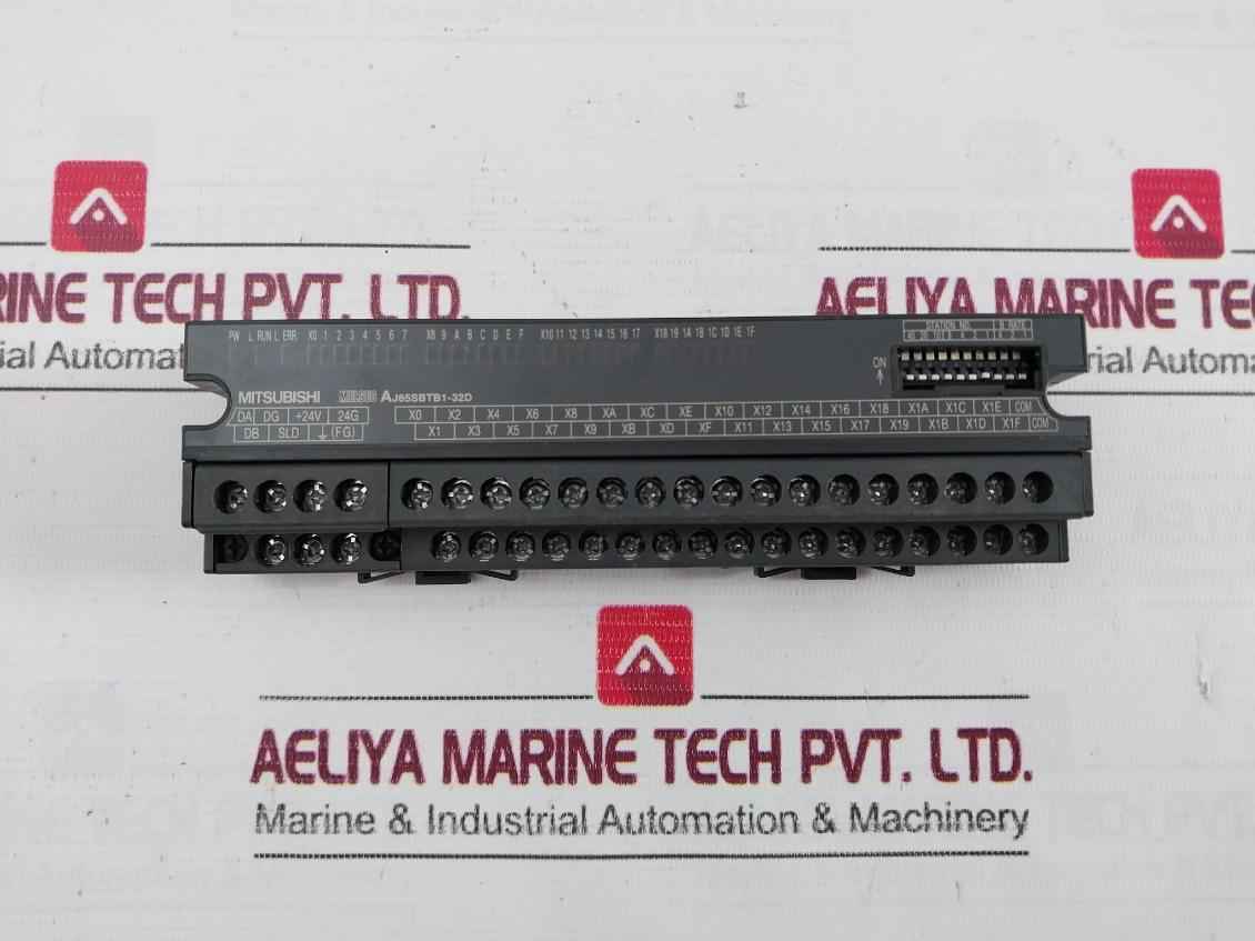 Mitsubishi Electric Aj65Sbtb1-32D Plc Cc-link Compact I/O Module 24Vdc 7Ma