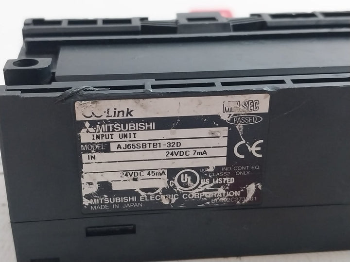 Mitsubishi Electric Aj65Sbtb1-32D Plc Cc-link Compact Input Module Bd992C706H01