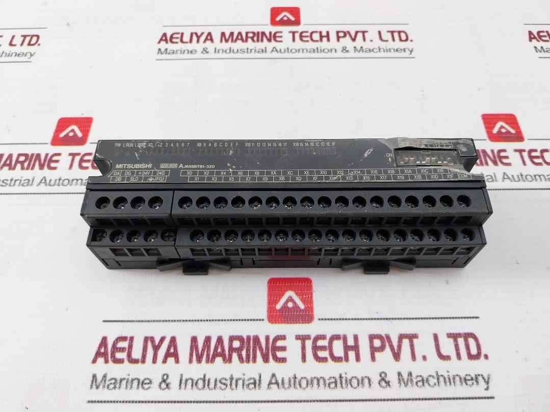 Mitsubishi Electric Aj65Sbtb1-32D Plc Cc-link Compact Type Remote I/O Unit 24Vdc