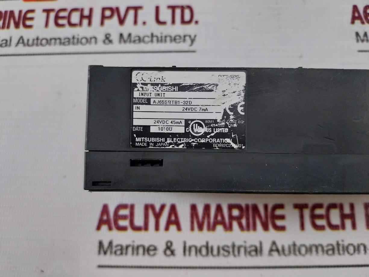 Mitsubishi Electric Aj65Sbtb1-32D Plc Cc-link Compact Type Remote I/O Unit 24Vdc