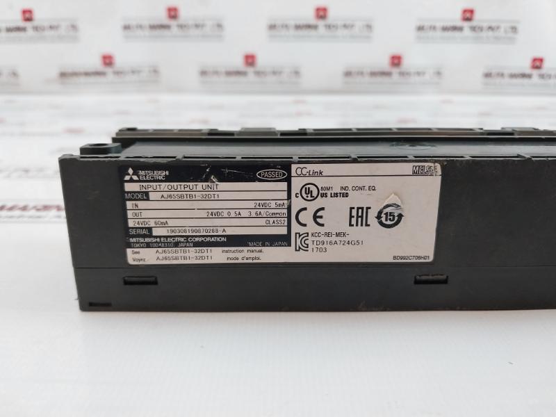 Mitsubishi Electric Aj65Sbtb1-32Dt1 Plc Cc-link Io Module Bd992C706H01 24Vdc 5Ma