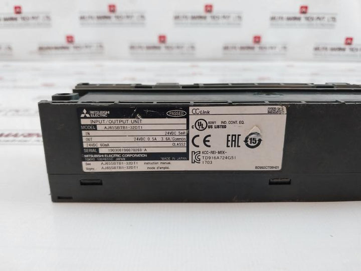 Mitsubishi Electric Aj65Sbtb1-32Dt1 Plc Cc-link Io Module Bd992C706H01 24Vdc 5Ma
