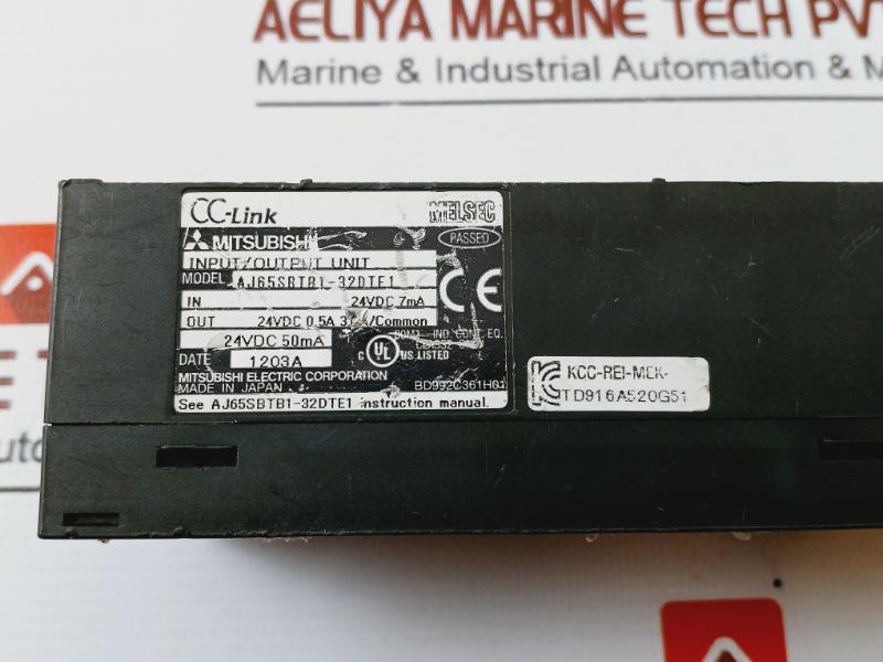 Mitsubishi Electric Melsec Aj65Sbtb1-32Dte1 Plc Cc-link I/O Module
