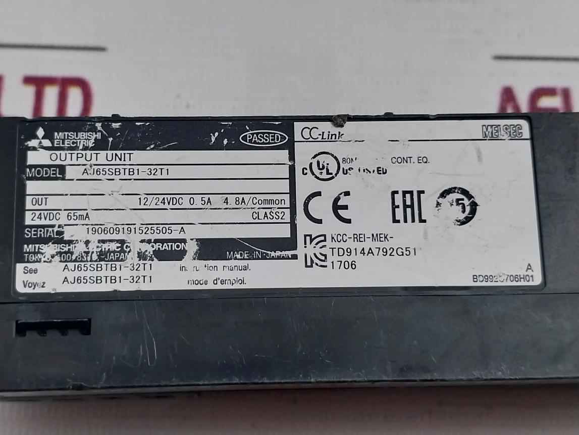 Mitsubishi Electric Aj65Sbtb1-32T1 Cc-link Output Unit