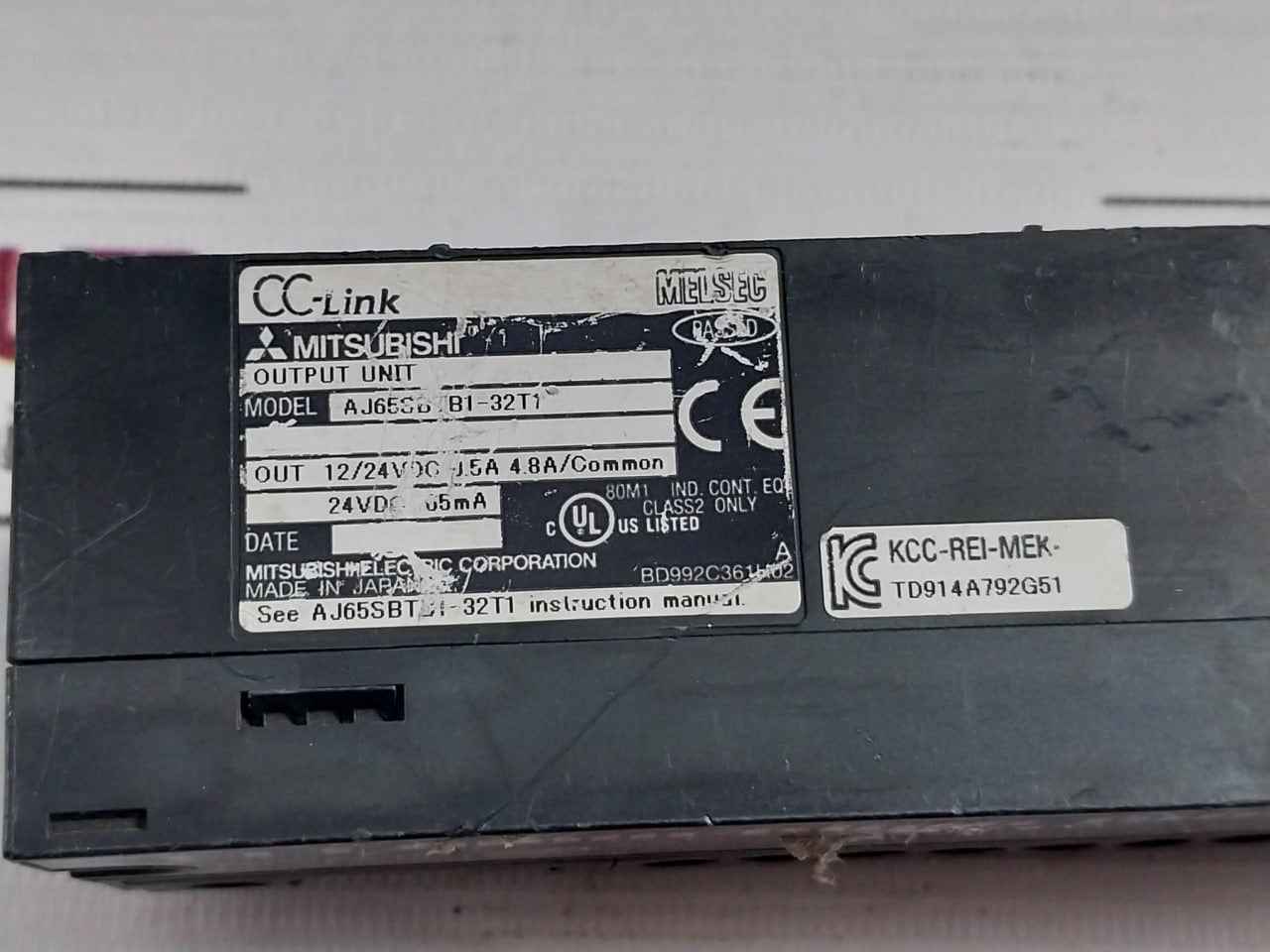 Mitsubishi Electric Aj65Sbtb1-32T1 Melsec Cc-link Output Unit 24Vdc 65Ma