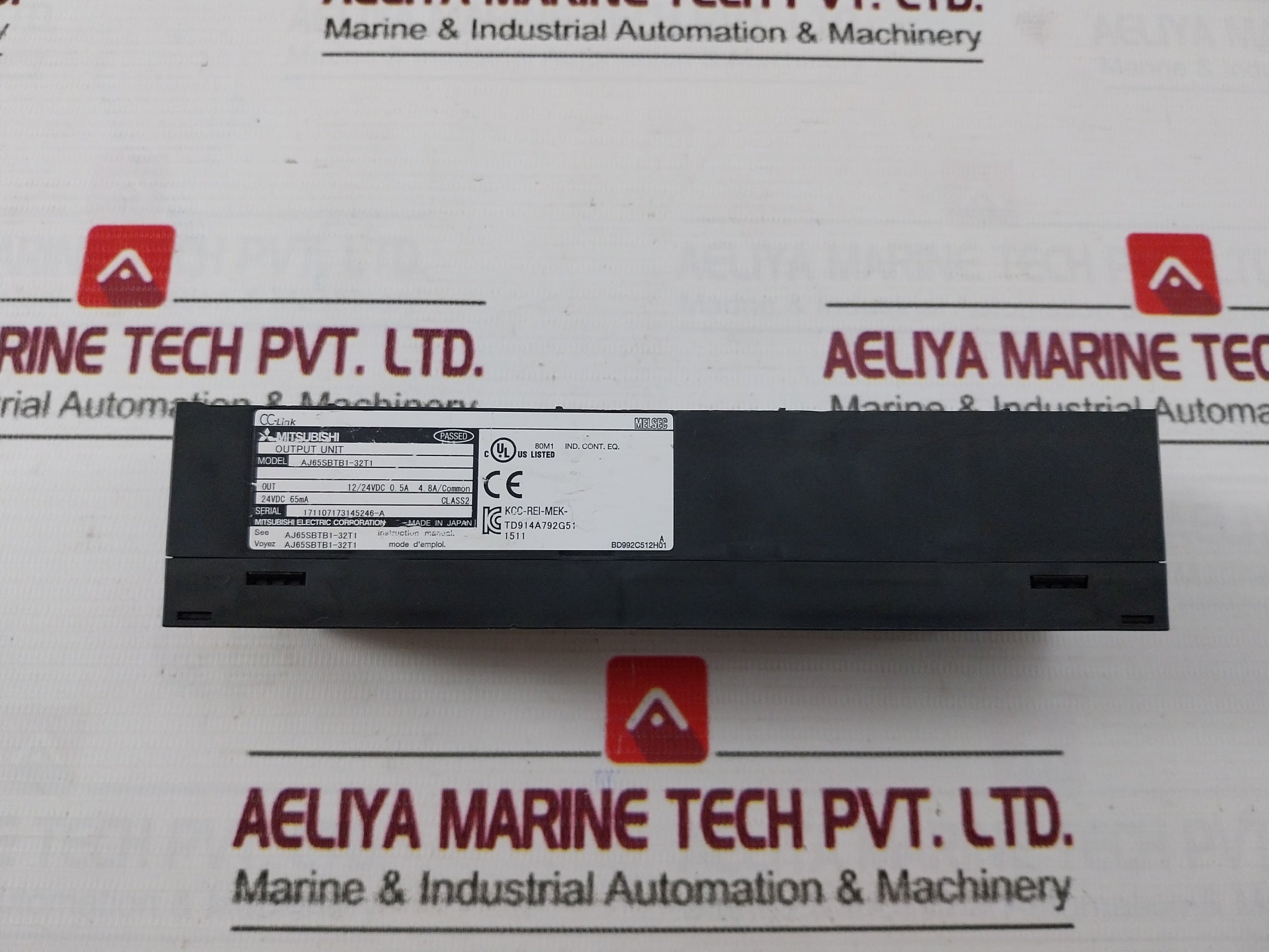 Mitsubishi Electric Aj65Sbtb1-32T1 Plc Cc-link Compact I/O Module 24Vdc 65Ma