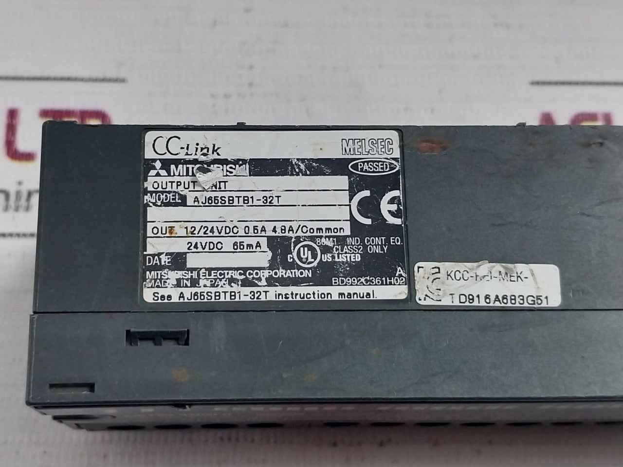 Mitsubishi Electric Aj65Sbtb1-32T Plc Compact Output Module Bd992C361H02 4.8A