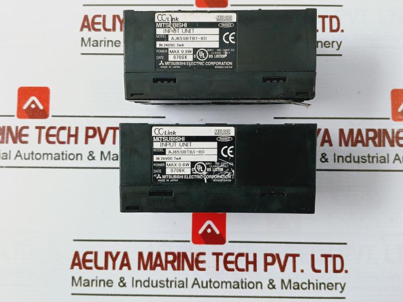 Mitsubishi Electric Aj65Sbtb1-8D Melsec Cc-link Input Unit 24Vdc 7Ma 0.8W