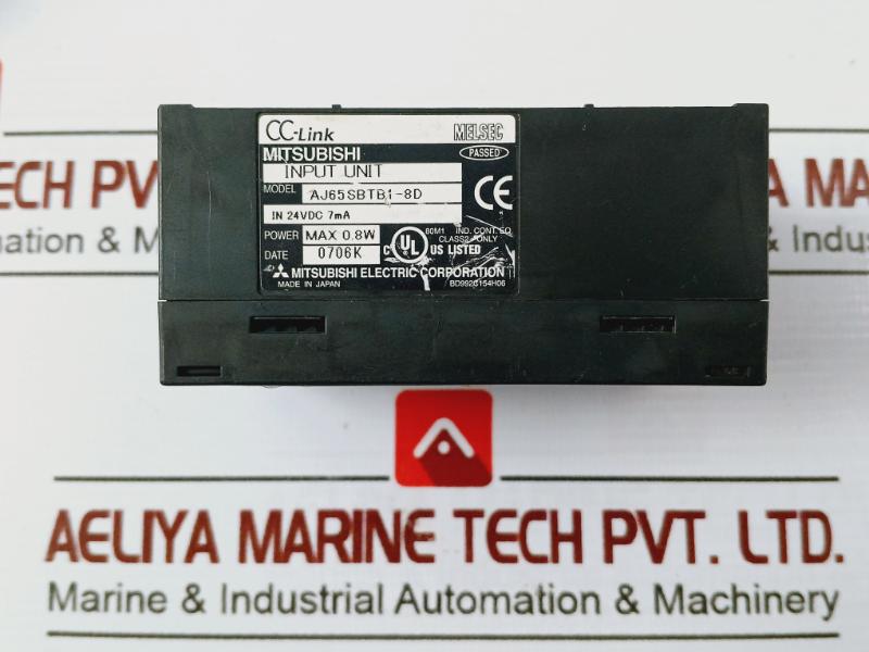Mitsubishi Electric Aj65Sbtb1-8D Melsec Cc-link Input Unit 24Vdc 7Ma 0.8W