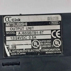 Mitsubishi Electric Aj65Sbtb1-8T Melsec Cc-link Output Unit 12/24Vdc 0.5A