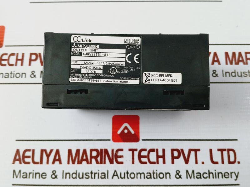 Mitsubishi Electric Aj65Sbtb1-8Te Melsec Cc-link Plc Output Unit 24Vdc 35Ma