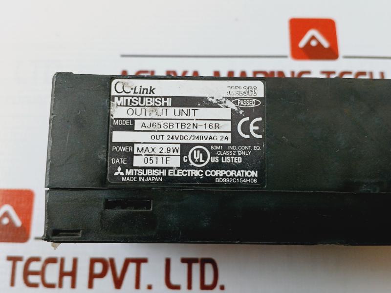Mitsubishi Electric Aj65sbtb2n-16r Melsec Plc Cc-link Compact Output Module