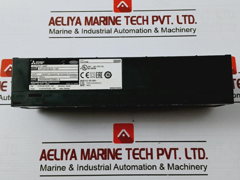 Mitsubishi Electric Aj65Sbtb2N-16R Plc Cc-link Compact 16 Output Unit