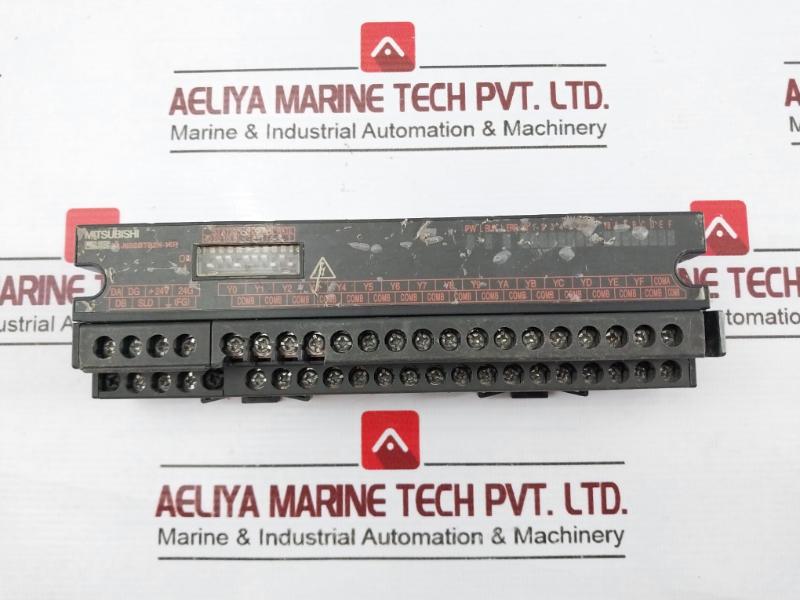 Mitsubishi Electric Aj65sbtb2n-16r Plc Cc-link Compact I/o Module 24vdc 120ma