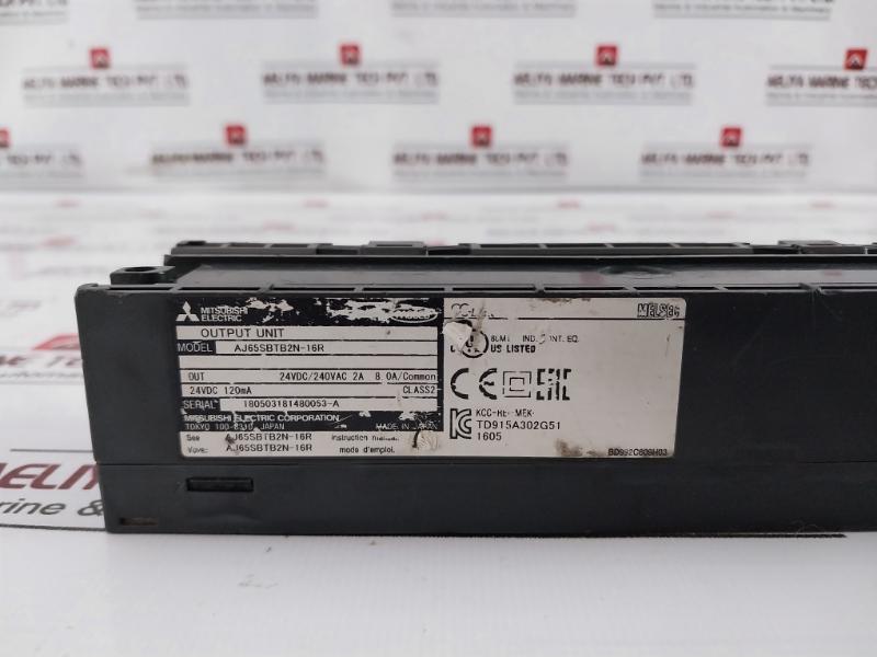 Mitsubishi Electric Aj65sbtb2n-16r Plc Cc-link Compact I/o Module 24vdc 120ma