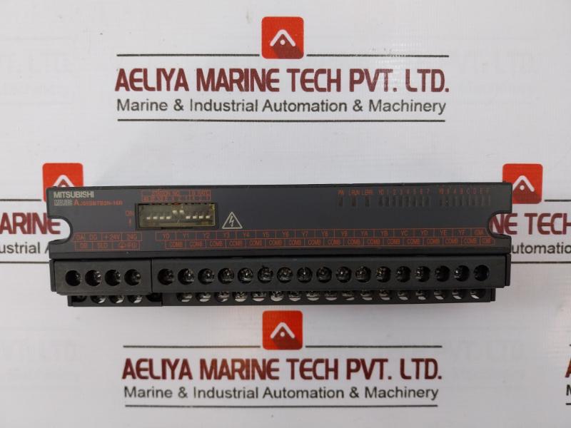 Mitsubishi Electric Aj65sbtb2n-16r Plc Cc-link Compact I/o Module 24vdc/240vac 2