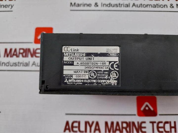 Mitsubishi Electric Aj65sbtb2n-16r Plc Cc-link Compact I/o Module 24vdc/240vac 2