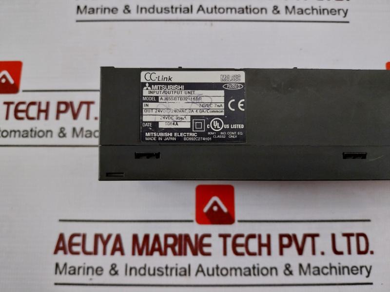 Mitsubishi Electric Aj65Sbtb32-16Dr Cc-link Melsec Input/Output Unit 24Vdc 7Ma