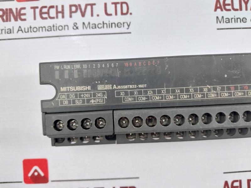 Mitsubishi Electric Aj65Sbtb32-16Dt Plc Cc-link Compact I/O Module 24Vdc 7Ma