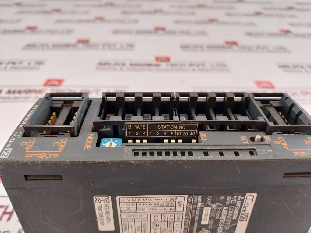 Mitsubishi Electric Aj65Vbtcu-68Adin A/D Converter Unit 0~20Ma 24Vdc