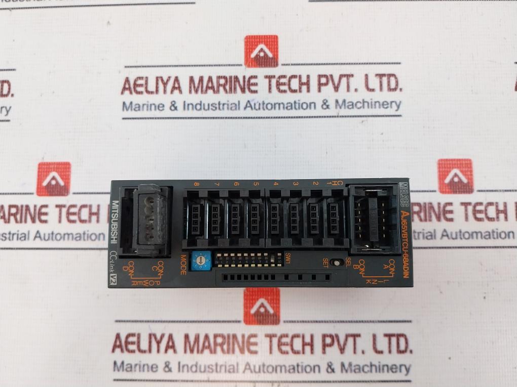 Mitsubishi Electric Aj65Vbtcu-68Adin A/D Converter Unit 24Vdc 100Ma
