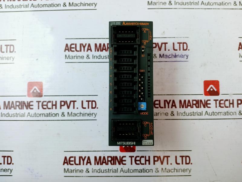 Mitsubishi Electric Aj65Vbtcu-68Adv Cc-link A/D Converter Unit Power Max 2.4W