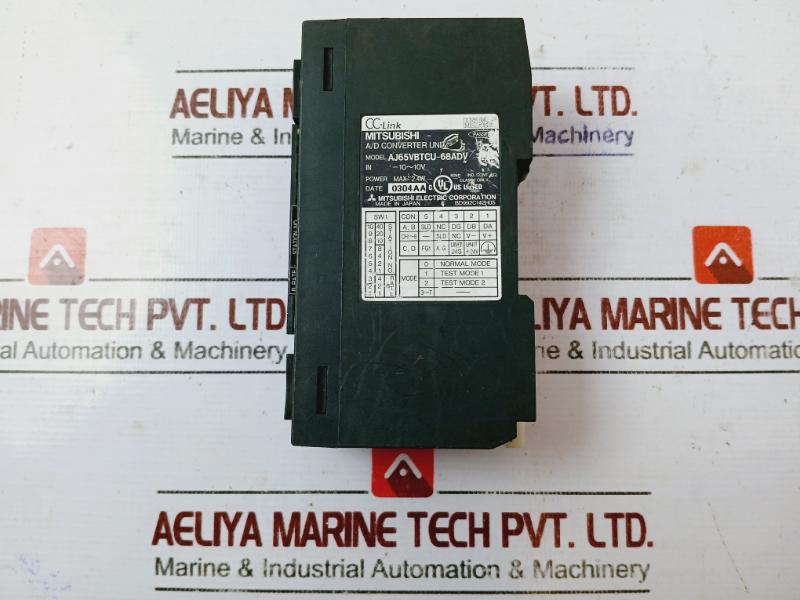 Mitsubishi Electric Aj65Vbtcu-68Adv Cc-link A/D Converter Unit Power Max 2.4W