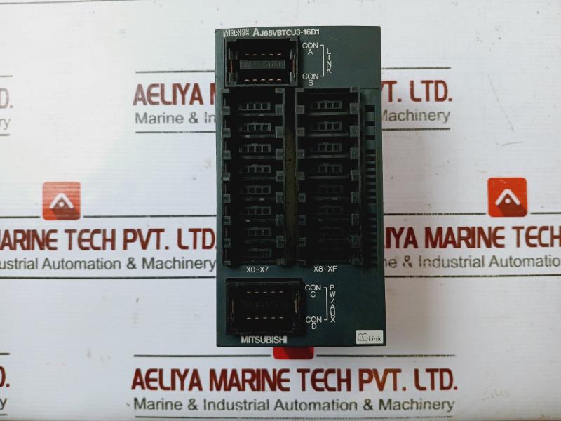 Mitsubishi Electric Aj65Vbtcu3-16D1 Cc-link Input Unit 24Vdc 5Ma Max 1.0W