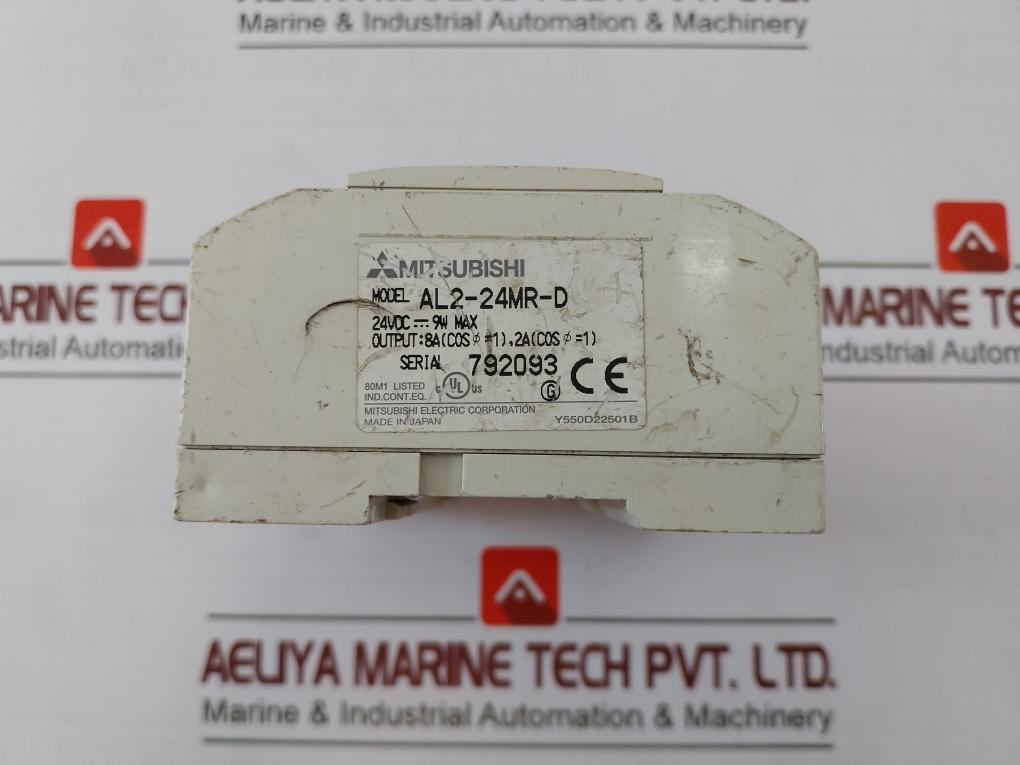 Mitsubishi Electric Al2-24Mr-d Analog Control 24Vdc 9W Max 8A 2A Y550D22501B