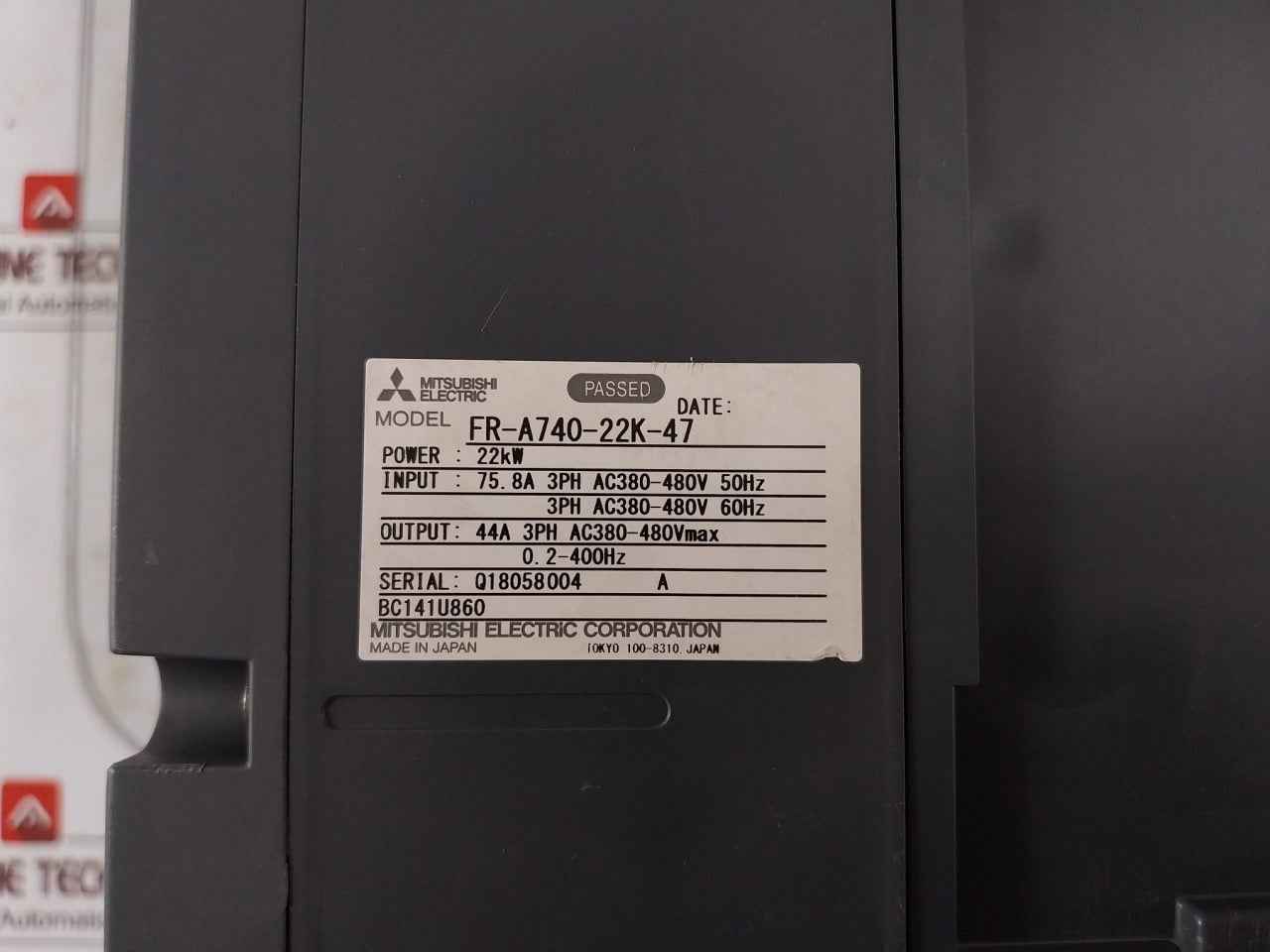 Mitsubishi Electric Amse-4Bb-b00-11 Frequency Inverter 75.8A 3Ph Ac380-480V 50Hz