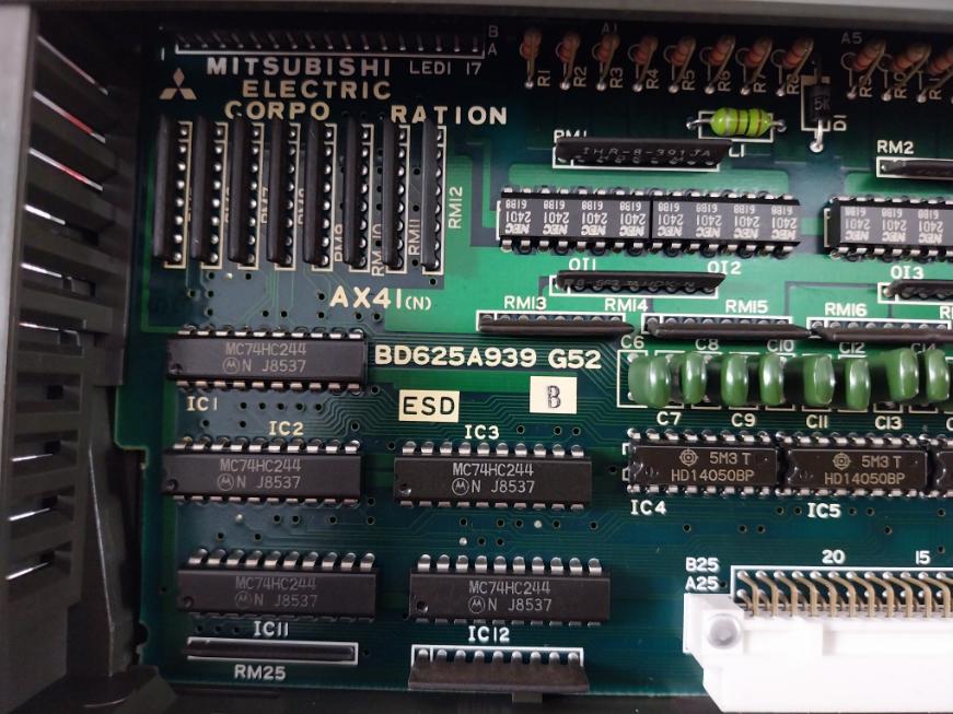Mitsubishi Electric Ax41 Programmable Controller Input Unit Bd990D216H01 Dc12V