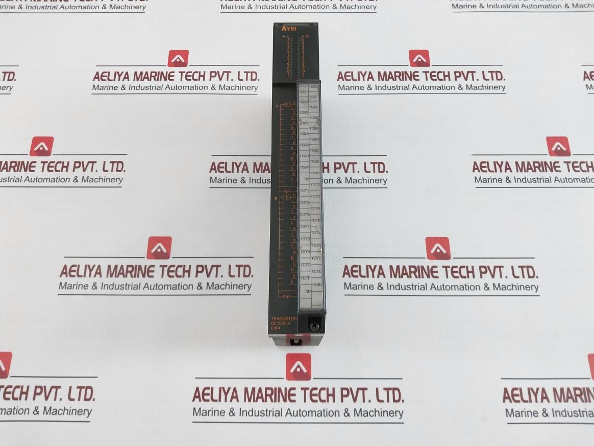 Mitsubishi Electric Melsec Ay51 Transistor Sink Input Output Plc Unit Module