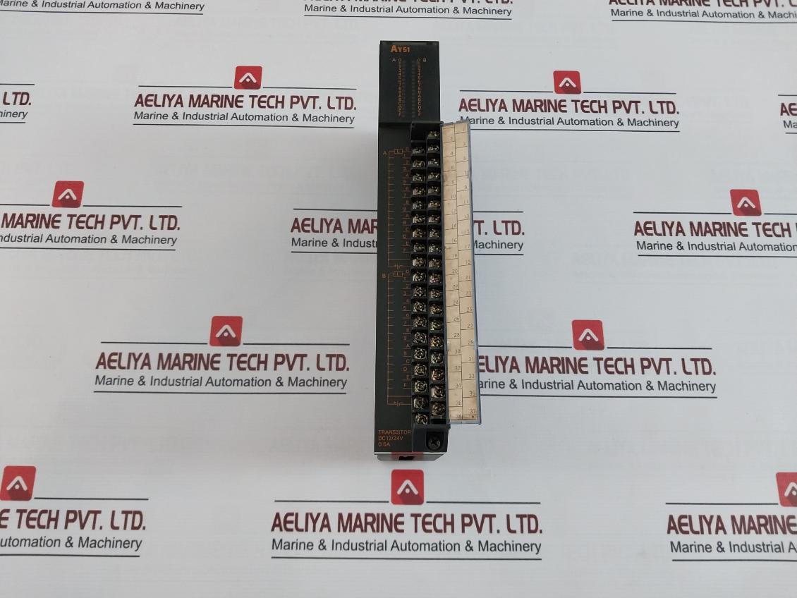 Mitsubishi Electric Melsec Ay51 Transistor Sink Input Output Plc Unit Module