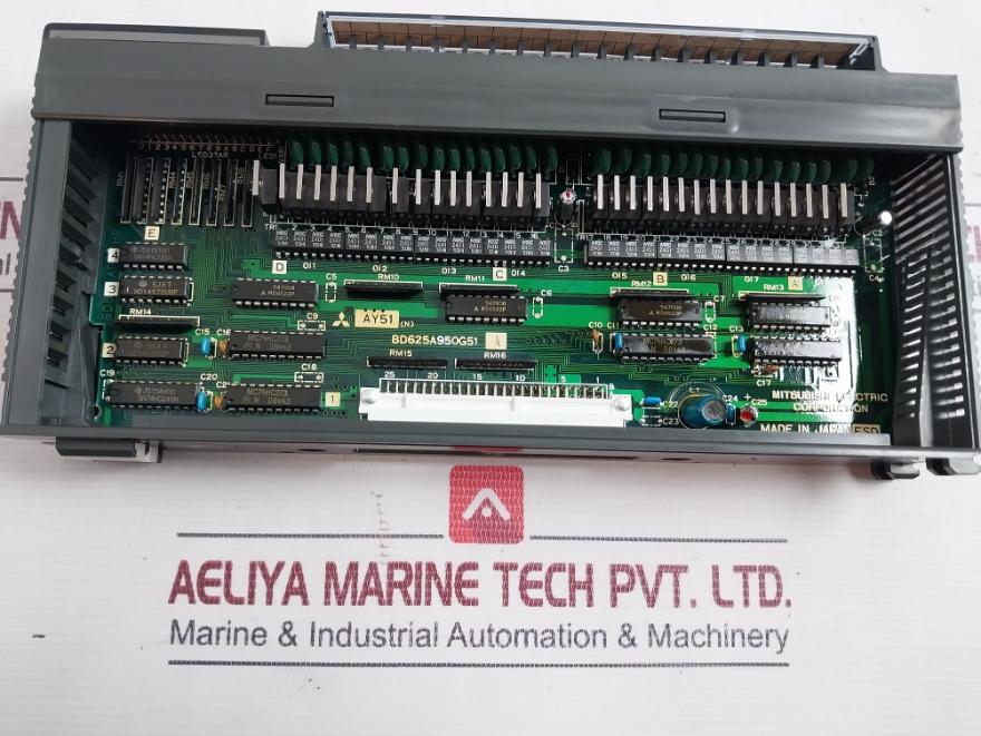 Mitsubishi Electric Ay51 Plc Digital Output Unit Module Dc12/24V 0.5A