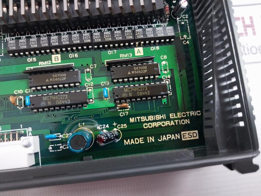 Mitsubishi Electric Ay51 Plc Digital Output Unit Module Dc12/24V 0.5A