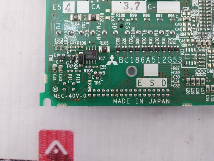 Mitsubishi Electric Bc186A512G53 Printed Circuit Board Ver.H