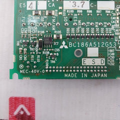 Mitsubishi Electric Bc186A512G53 Printed Circuit Board Ver.H