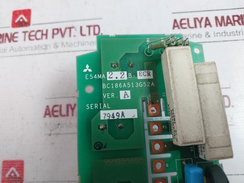 Mitsubishi Electric Bc186A513G52A Pcb Drive Board Ver A E54Ma2.2B-ecr, Mec-40V-0