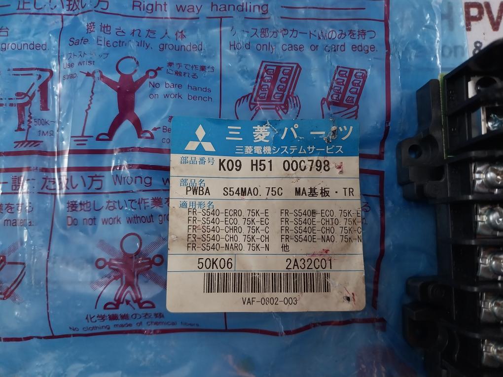 Mitsubishi Electric Bc186A585G53 Driver Board K09 H51 000798 Ver C