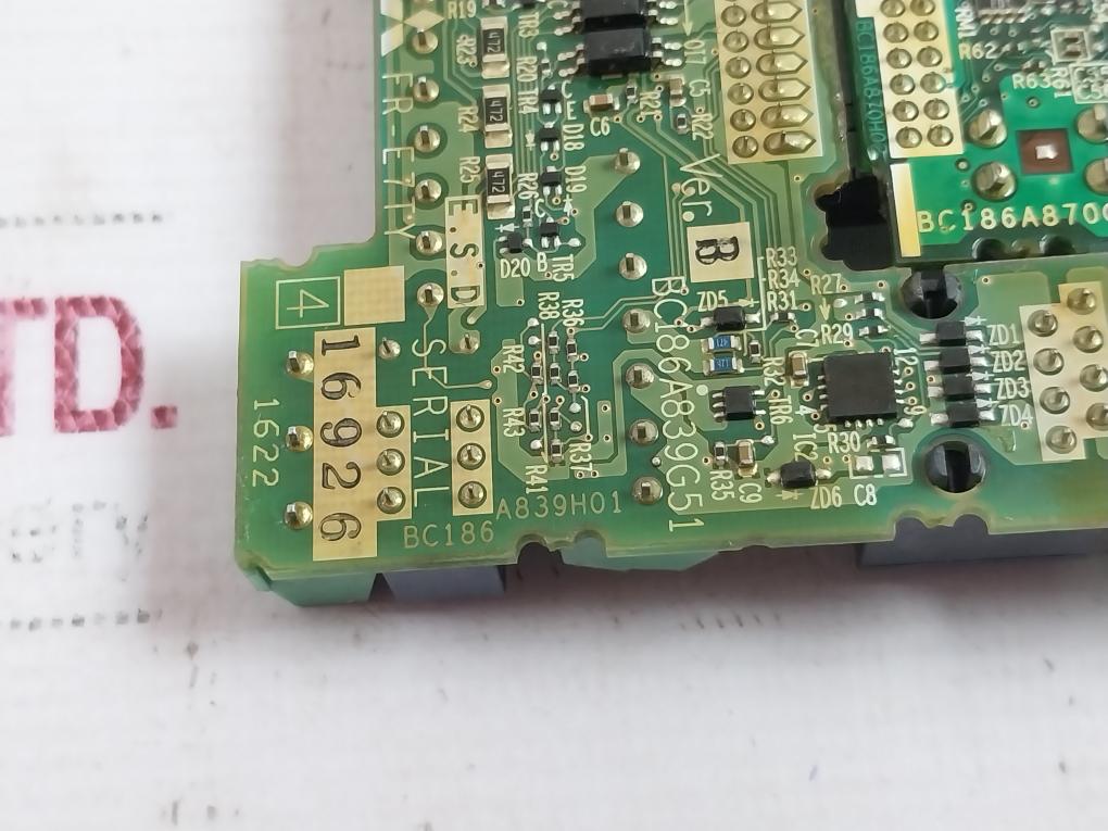 Mitsubishi Electric Bc186A839G51 Printed Circuit Board Card Mdk 336V-0