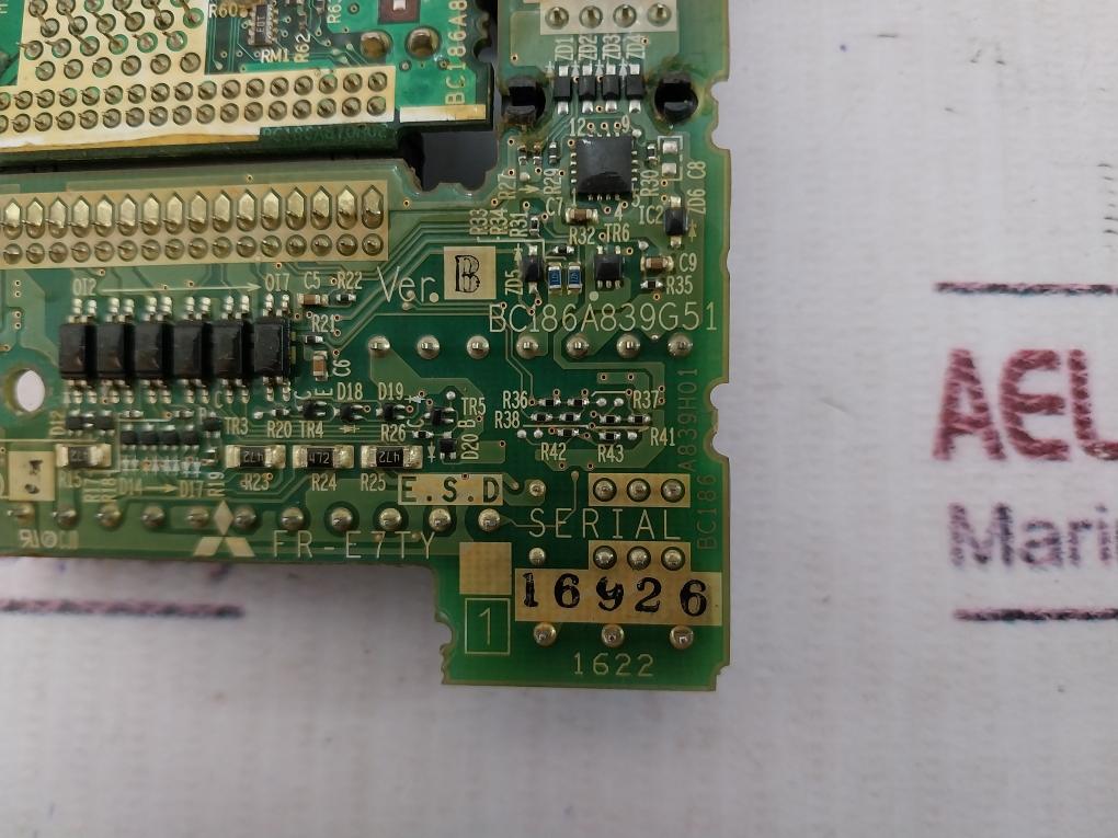 Mitsubishi Electric Bc186A870G52 Freqrol Inverter Drive E70Cb1/E70Cb15B