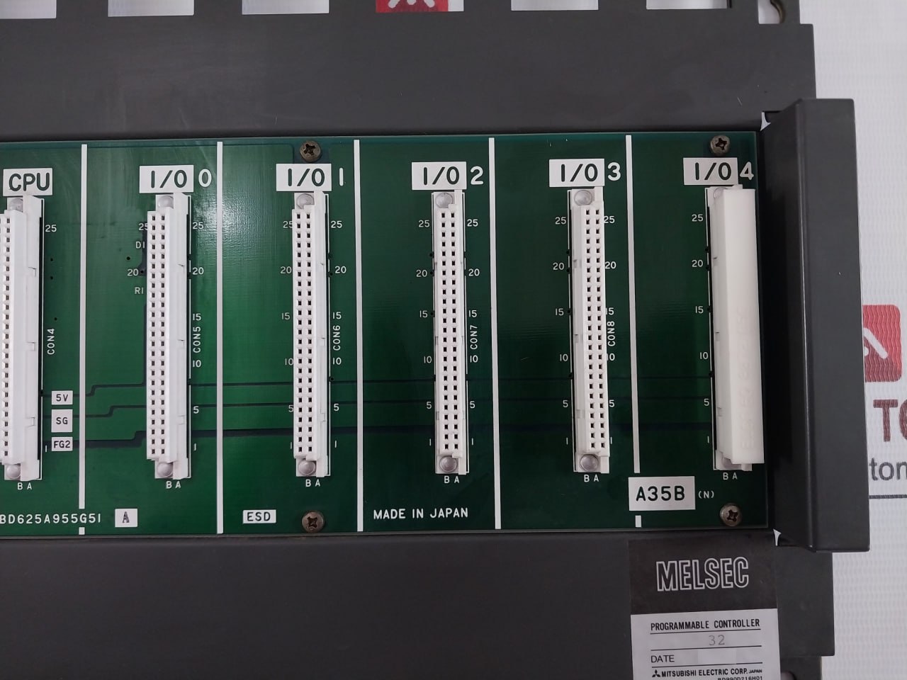 Mitsubishi Electric Melsec Bd625A955G51 Plc Base Unit Board A35B A51121 32