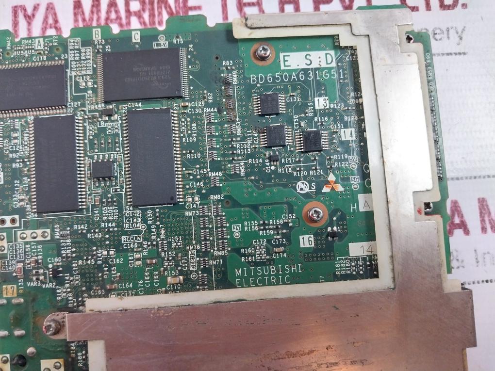 Mitsubishi Electric Bd650A631G51 Pc Board Assembly Bd650A631H01 Bd650A291H01