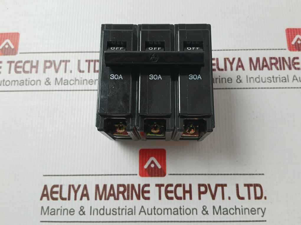 Mitsubishi Electric Bh-p 3 Pole No Fuse Circuit Breaker Ac250v Lan321n825-2