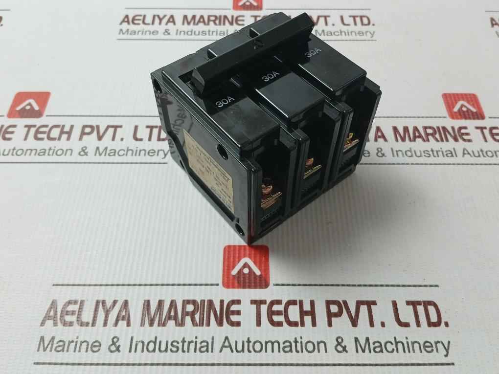 Mitsubishi Electric Bh-p 3 Pole No Fuse Circuit Breaker Ac250v Lan321n825-2