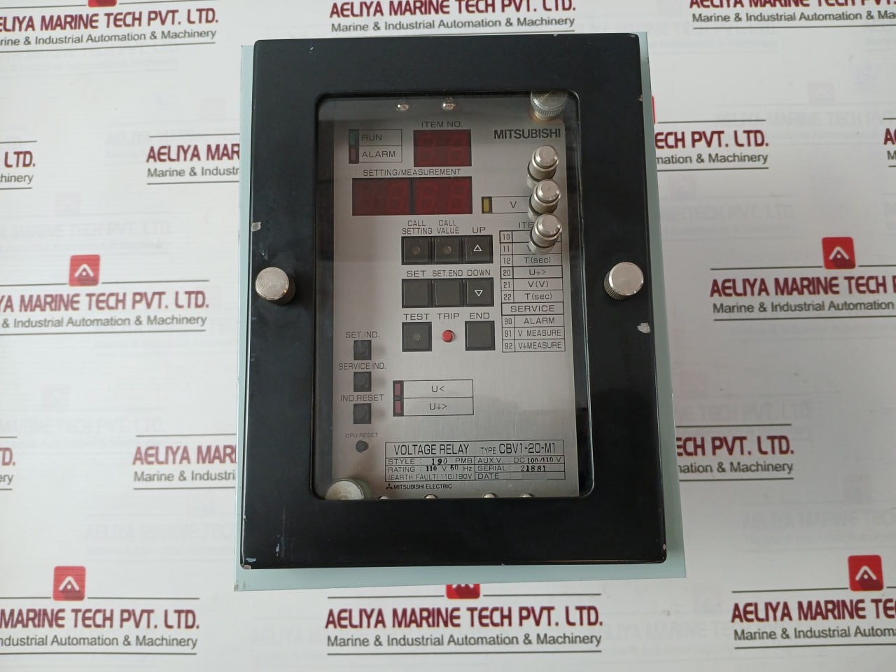 Mitsubishi Electric Cbv1-20-m1 Voltage Relay Dc100/110V 60Hz