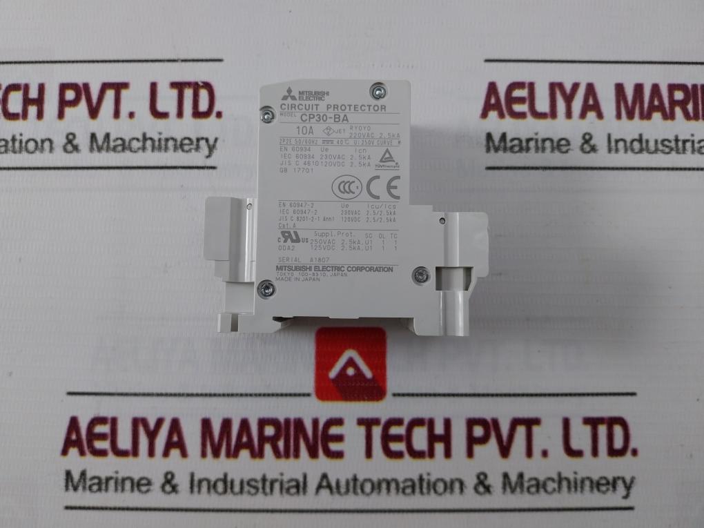 Mitsubishi Electric Cp30-ba Circuit Protector 40°C 50/60Hz