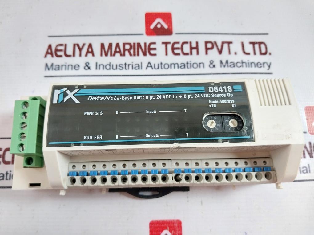Mitsubishi Electric D6418 Remote I/O Devicenet Base Unit