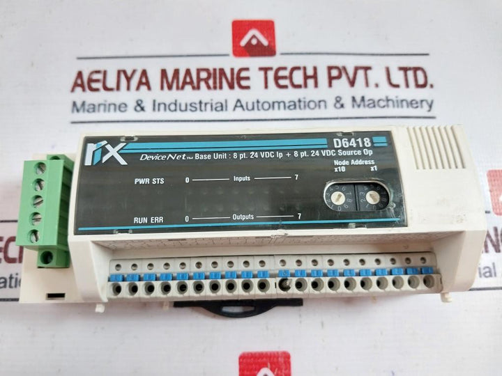 Mitsubishi Electric D6418 Remote I/O Devicenet Base Unit